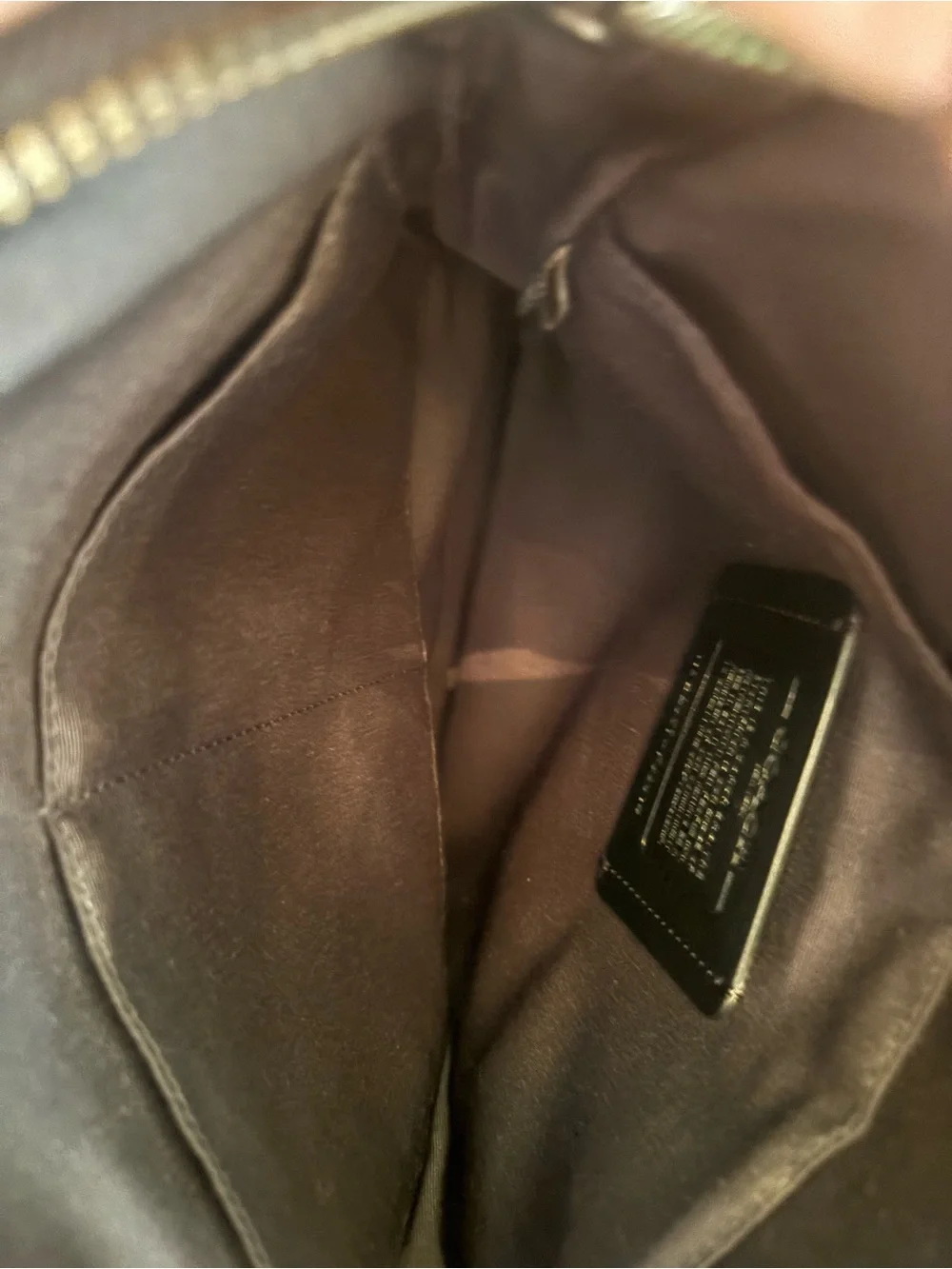COACH Black Pebbled Leather Messenger Crossbody